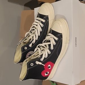 CdG PLAY x Converse Unisex Chuck 70 High-Top Sneakers